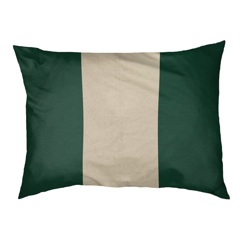 Coussin pour chien hockey Las Vegas, Moyen (H 14 po x l 40 po x P 30 po), Vert forêt / blé du Minnesota / vert forêt