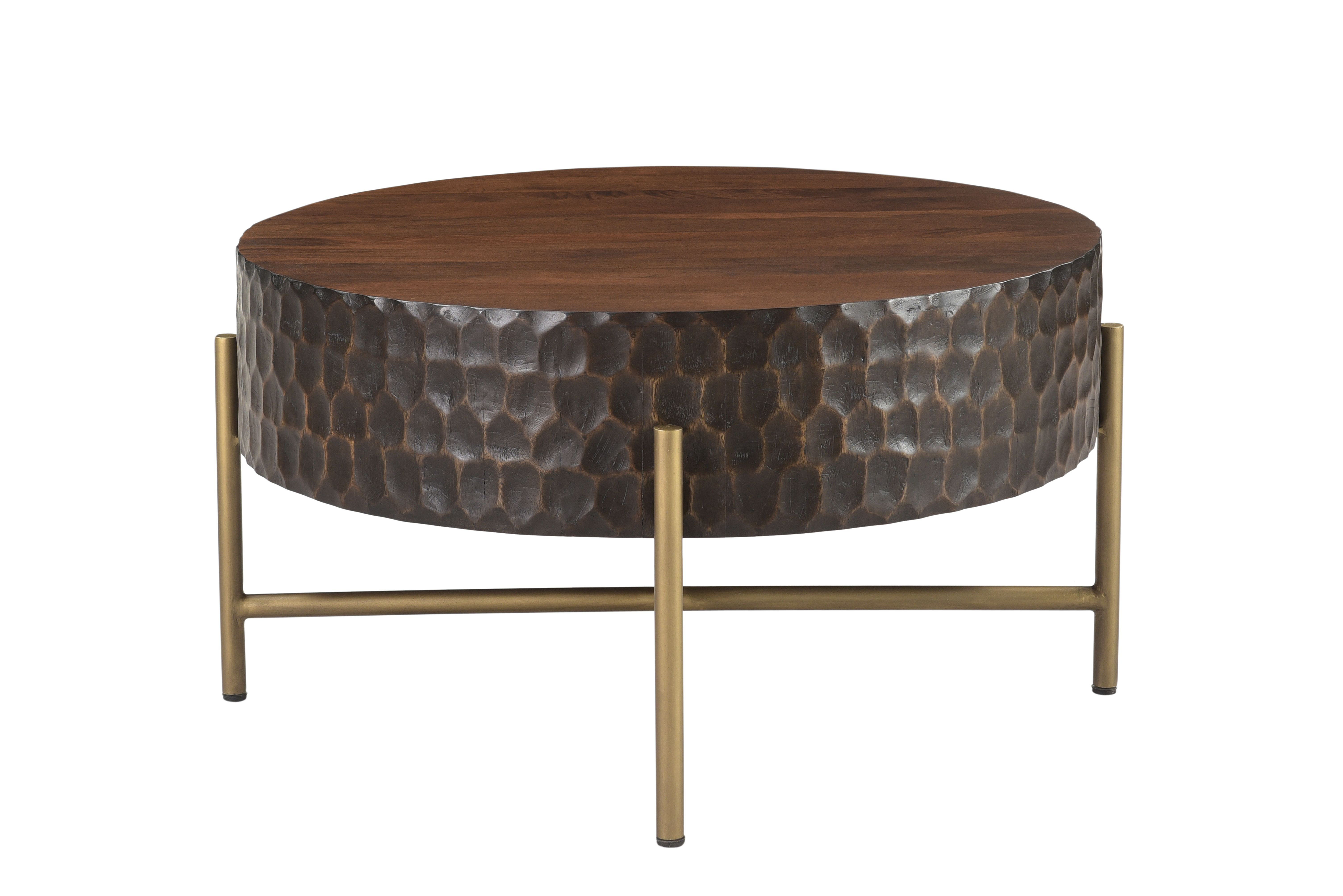 Home Trends & Design Santa Cruz Solid Wood Top Coffee Table Wayfair