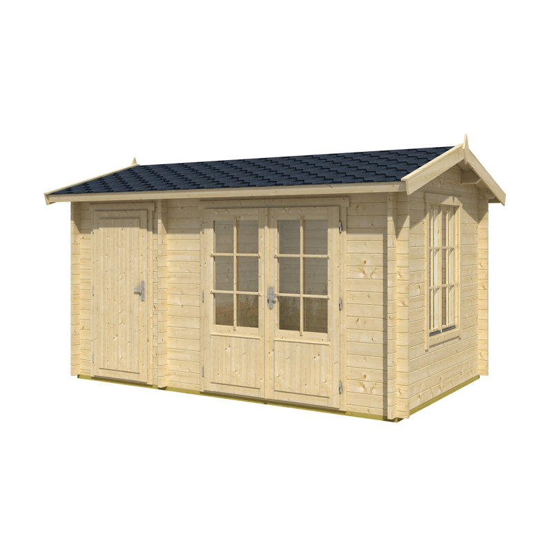 Lasita Wrexham 2-Room Premium Log Cabin With Double Glazing (44mm)
