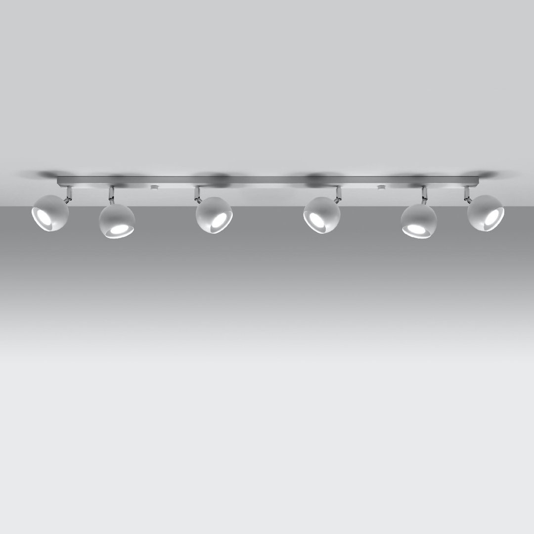 Aloisio 6-Light 118cm Flush Mount