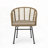 Outdoor Wicker Rattan Club Chair
