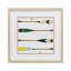 Quatre rames à motifs, reproduction encadrée sous verre, design par Radhika Modi-50034074-50034073