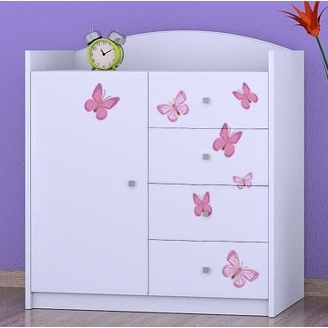 Nicoletti Kids 4 - Drawer Combo Dresser