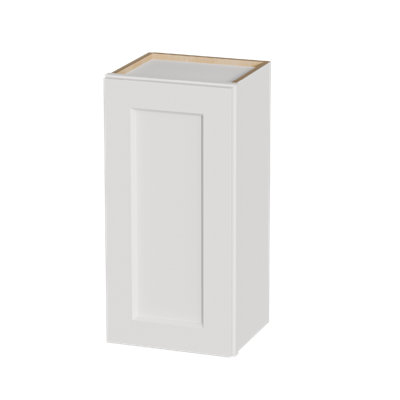 Armoires de buanderie murales KISART avec portes et tablettes, armoire à pharmacie en bois massif RTA, armoire à shaker blanche de 15 po x H 30 po x H 12 po, peu encombrante pour la cuisine, la salle de bain et le garage