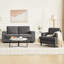 Ensemble de fauteuils d'appoint confortables MidCentury