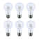 6 Watt LED - Reminiscent- Flex Grey Coil Filament - A19 - Medium Base - 2700K CCT - Clear - 120 Volt
