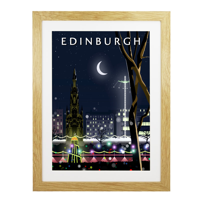 Richard O'Neil - Print, Oak Wood Frame, 43.5 cm H x 33.5 cm W x 2.2 cm D