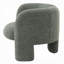 Fauteuil d'appoint l 34,40 po, tweed vert