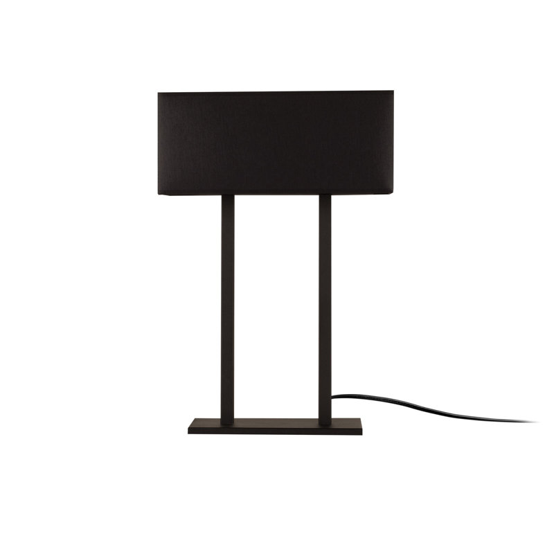 Modern Black Table Lamp, Industrial Design, 20.5 x 5.9 inches | Metal Body, Height: 20.5 inches | E27 Socket, Max 40W | 78.7-inch Cable | Perfect for Home, Hotel, & Scandinavian Décor, Stylish & Functional