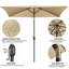Parasol d'extérieur pour patio sans support
