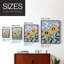 Impression sur bois Woodblock Floral II - bois massif-698769862-698769861