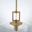 Verre 1 lumière Mid-Century moderne géométrique Chanderlia
