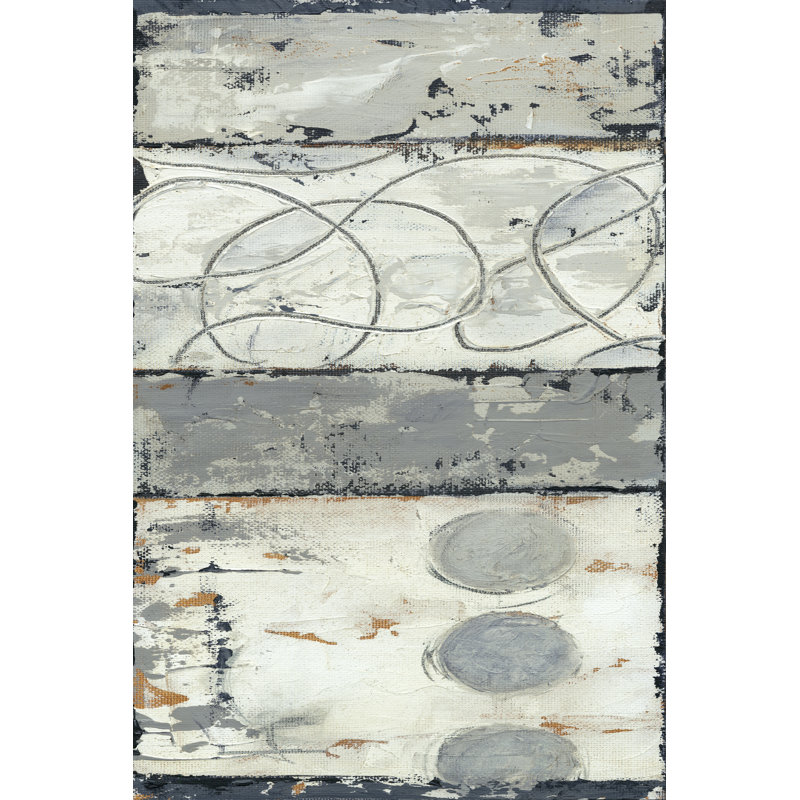 Neutral Elements II by Ethan Harper - Wrapped Canvas Painting, 46cm H x 30cm W