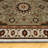 Jazeera Collection Digital Print Cotton-Polyester Green Beige Brown Floral Rug-2065008706
