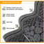 Abel Machine Woven Grey Indoor Rug-40893728