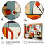«Colorful Mid Century Graphic Geometrics», impression sur toile encadrée-978535144-978535147