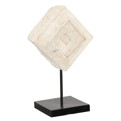 Eroded Wood Block on Stand