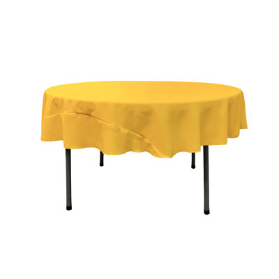 Solid Color Round Tablecloth - Basics by Wayfair™