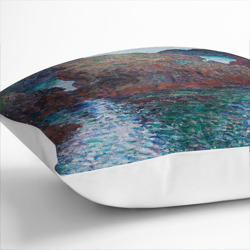 Rocks at Port-Goulphar Scatter Cushion, White, 55cm H x 55cm W x 20cm D