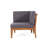 ASTON 4-PIECE SOFA SET, DARK GRAY