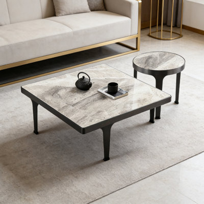 Small Simplicity Apartment Home Coffee Table Set