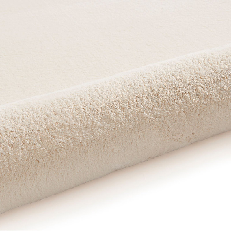 Lipe Shaggy area rug Machine Woven Rectangle Cream, Rectangle 160 x 230cm