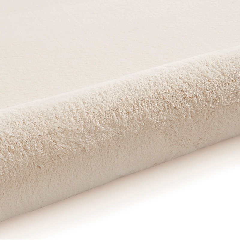 Lipe Shaggy area rug Machine Woven Rectangle Cream, Rectangle 200 x 290cm