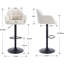 Aavin Swivel Upholstered Adjustable Height Counter Stool with Metal Frame-1151487998