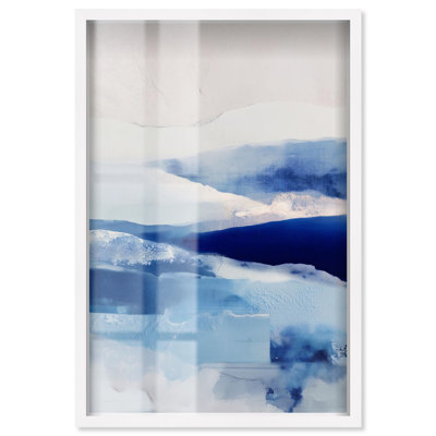 Breath of the Ocean I Blue Decor Shadowbox Print by Art Remedy