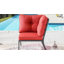 Chaise de patio avec coussins Jenalea