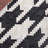 Rashima Hand Woven Leather Houndstooth Rug-560516850