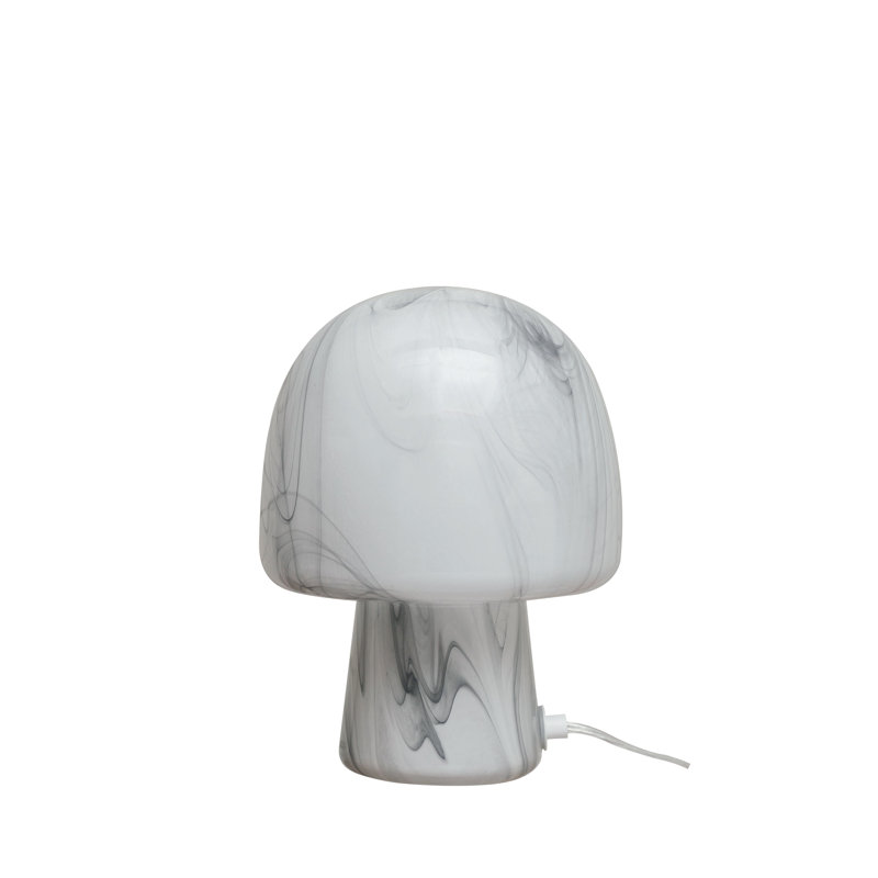 Lampe en verre monochrome et mystique
