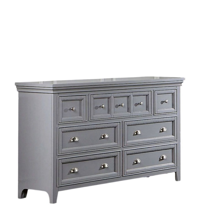 Pheby Transitional Style 7-drawer 56 In. Gray Dresser