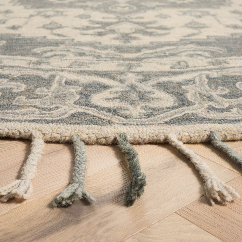 Vahakn Hand Tufted Wool Oriental Rug, Round 7'