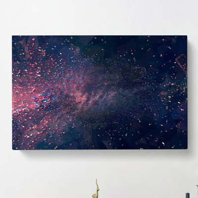 Bloom of Time in Abstract - Wrapped Canvas