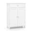 Rangement autoportant pour salle de bain avec armoire de rangement 2 portes-1847777083