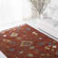 Tapis en laine, coton et groseille Lauren Ralph Lauren Nahla-35334238
