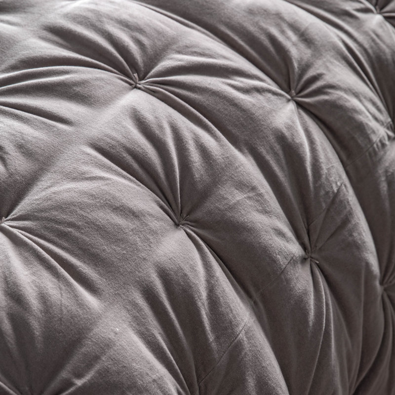 Cyra Solid Colour Bedspread, Neutral