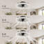 Ventilateur de plafond réversible 20 po avec éclairage à DEL à intensité variable et télécommande
