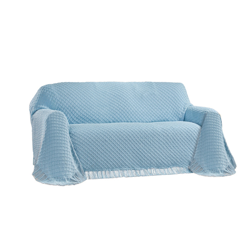 Housse pour causeuse à coussins carrés / rectangulaires en acrylique, Acrylique bleu
