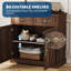 Buffet de 33 pouces, avec 2 portes, 2 tiroirs et tablettes réglables.-467779596