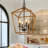 4-Lights Dimmable Lantern Pendant-2099195240