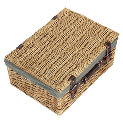 Wicker Hamper with Lining