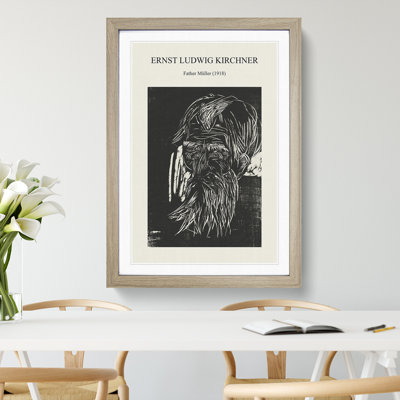 Father Muller 1 Piece Single Picture Frame Wall Art