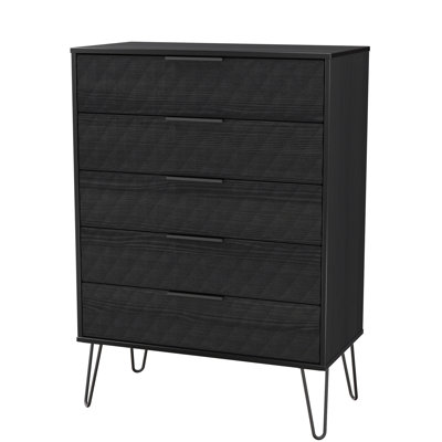 Talita 77cm W 5 - Drawer Chest of Drawers