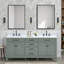 Ensemble de meuble-lavabo double 73 po avec plateau Gearldine Anglet-1428850769-1404703453