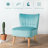 Tisdale Velvet Slipper Chair-2106513863