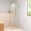 Solaris 30 in. x 78 in. Fully Frameless Radius Single Fixed Shower Panel-454935207