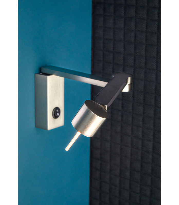 Manhattan 1-Light Swing Arm Sconce, Satin Nickel, Yes