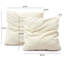 Oreiller carré en chenille Tipy Upicyclle-108111493-108111495